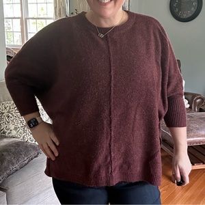 Loft outlet lounge medium poncho sweater